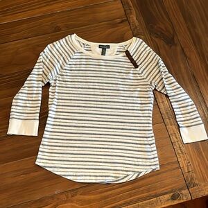 Ladies Ralf Lauren 3/4 Shirt - sz small